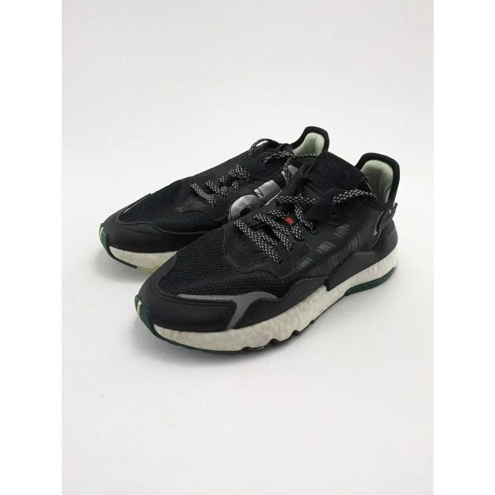 Womens Adidas Nite Jogger 3M Core Black‎ Athletic Running Shoes EE5914 Size 7